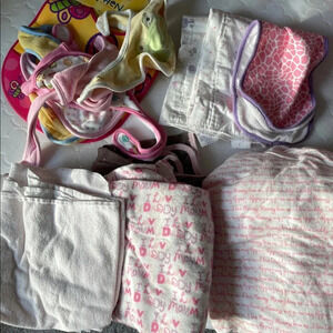 Bundle of Newborn Blankets and necessities